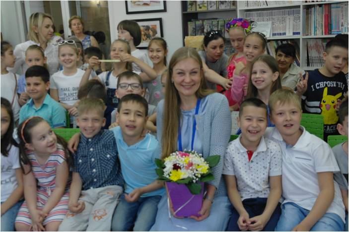 Творческие встречи с детской писательницей Анной Гончаровой