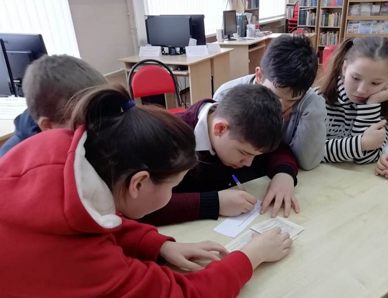 Час русского языка в детской  библиотеке